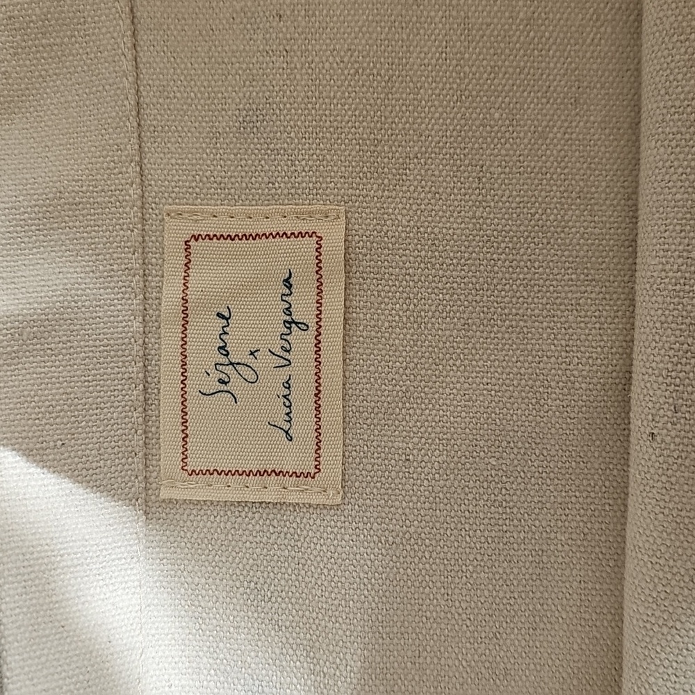 Sezane x Lucia Vergara Tote Bag NWOT - Picture 4 of 4